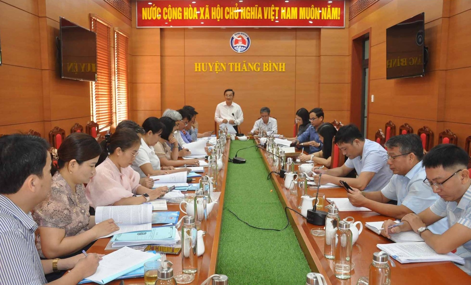 Quang cảnh cuộc giám sát chiều nay 28/4/2023. Ảnh: N.Đ