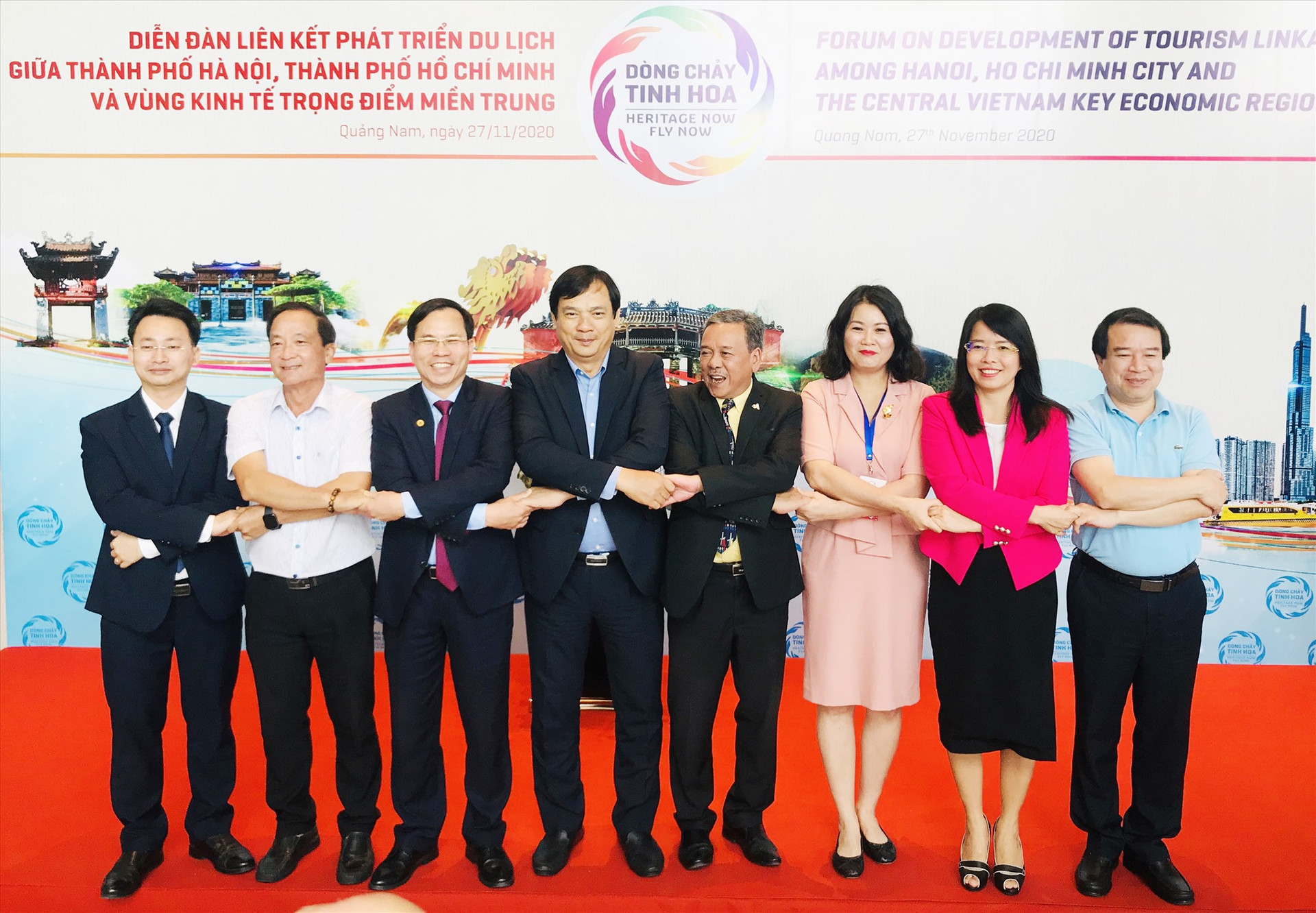 Ngành du lịch trong Vùng kinh tế trọng điểm miền Trung đang tăng cường kết nối với du lịch Hà Nội và TP.Hồ Chí Minh. Ảnh: Q.T