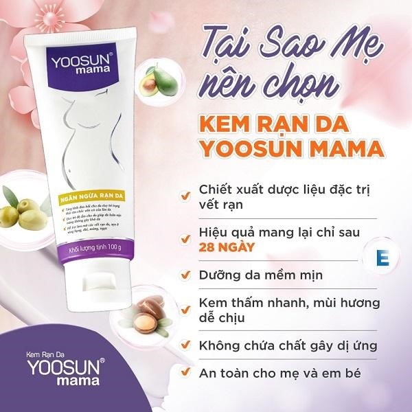 Yoosun Mama - bí quyết làm mờ vết rạn hiệu quả.