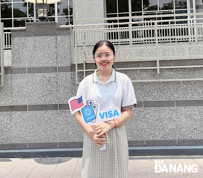 Phan Thị Anh Thư chinh phục thành công học bổng cao nhất vào University of South Florida (Hoa Kỳ). Ảnh: T.L