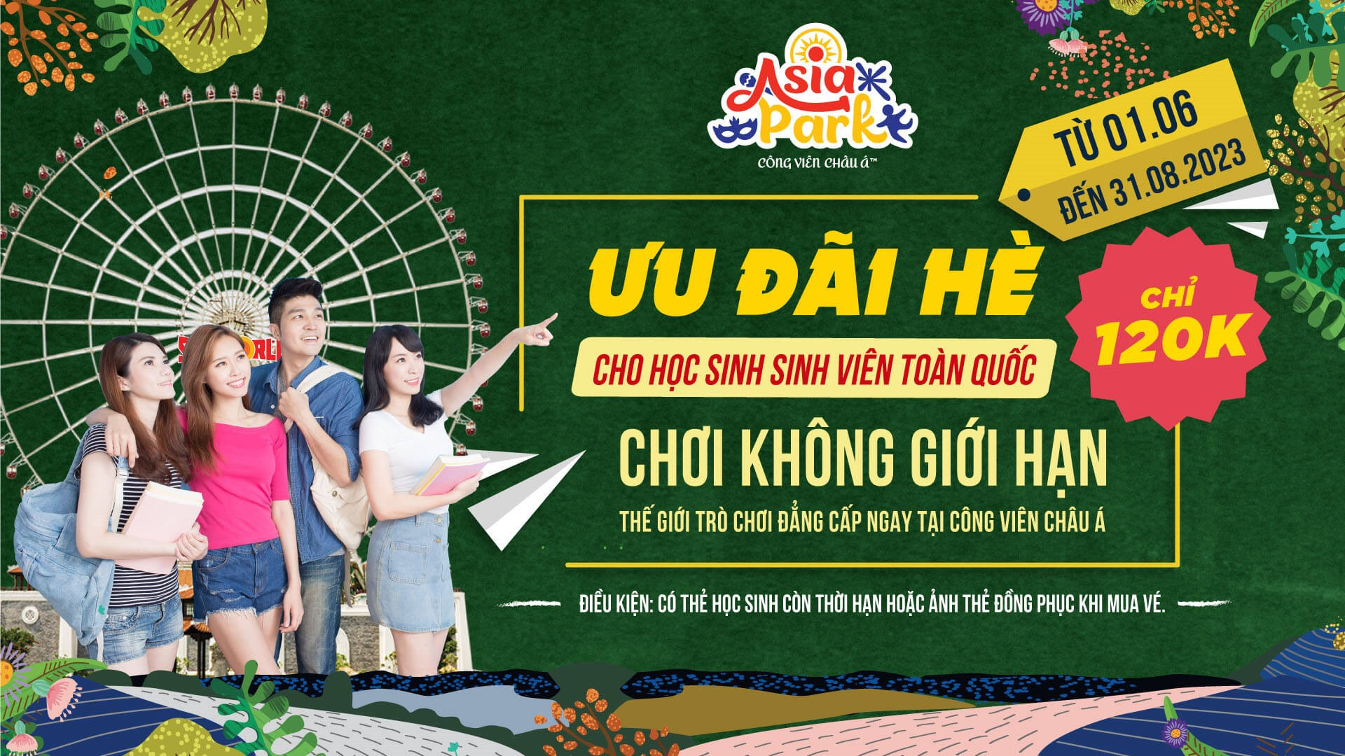 Nhiều khuyến mãi cho học sinh sinh viên dịp hè. Ảnh DanangFantasticity