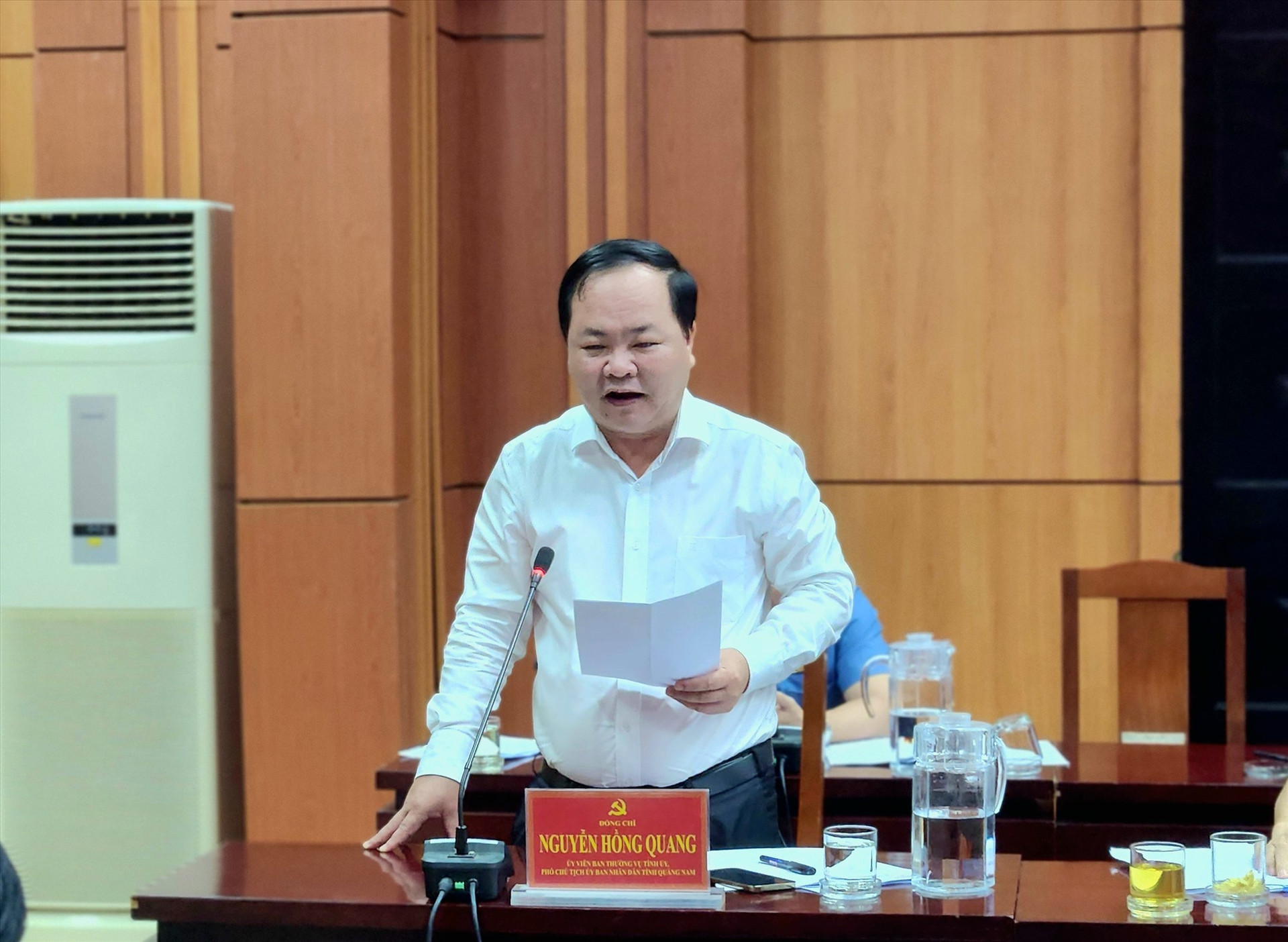 Phó Chủ tịch UBND tỉnh Nguyễn Hồng Quang