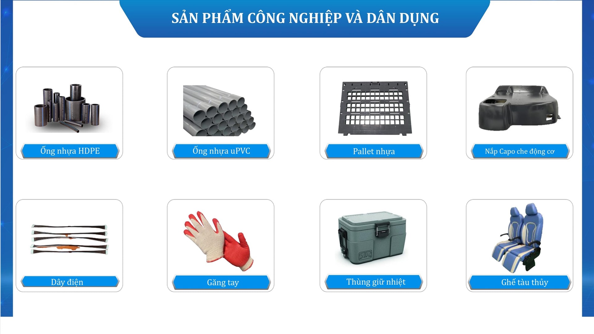 THACO INDUSTRIES cung ứng linh kiện OEM cho ngành công nghiệp và dân dụng.