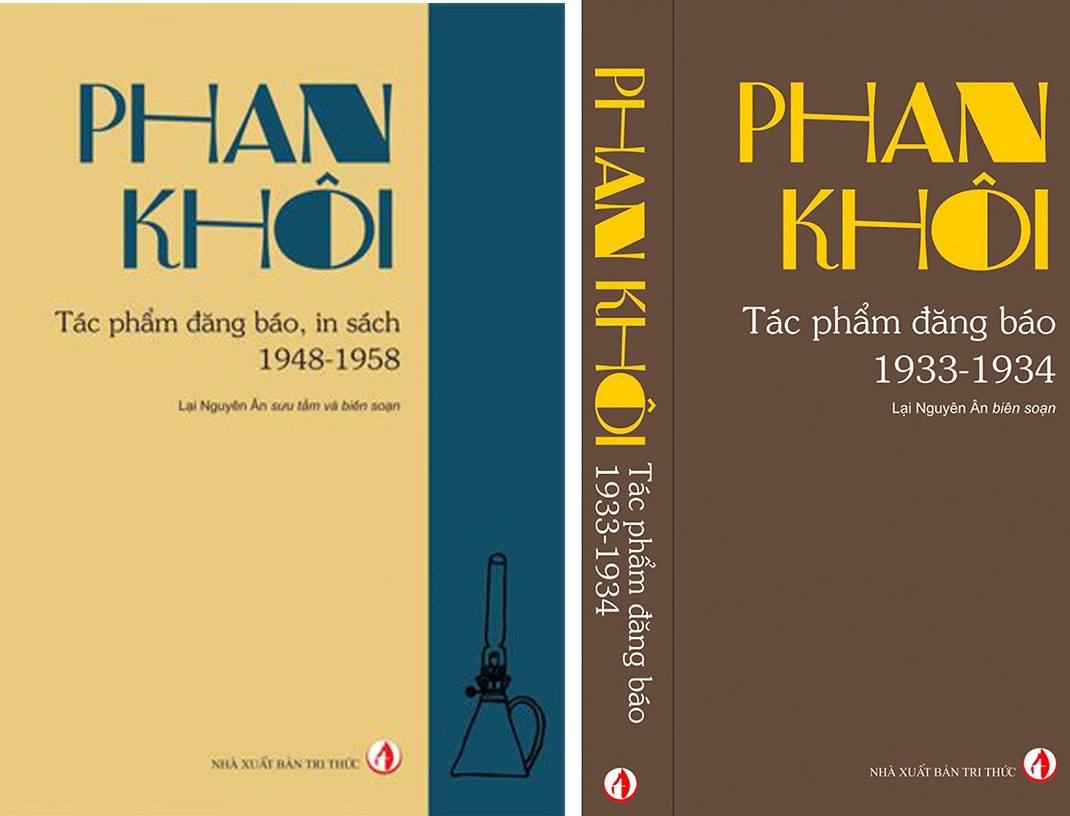 Hai tác phẩm tập hợp bài viết của Phan Khôi.