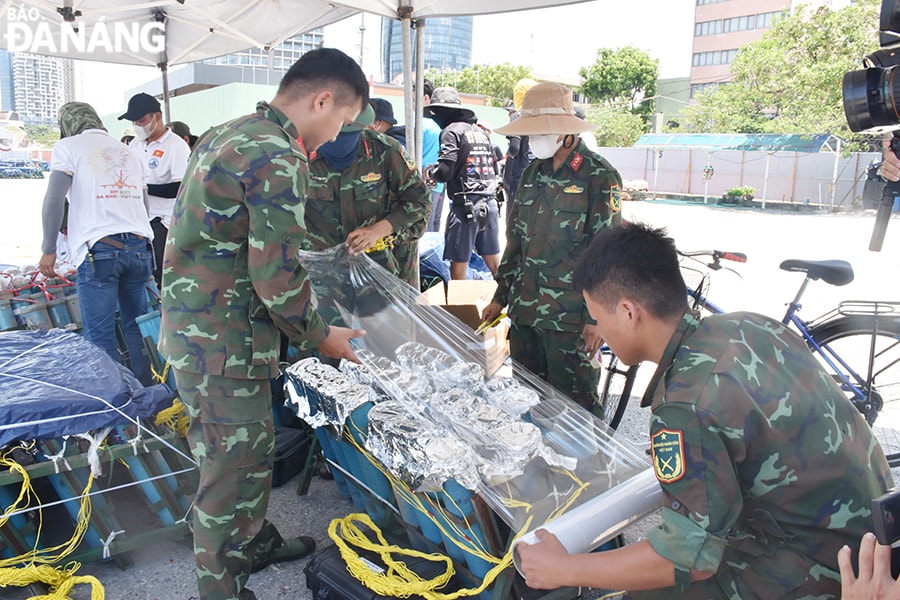 Theo anh Trần Văn Hùng, phụ trách kỹ thuật đội Đà Nẵng màn trình diễn của đội chủ nhà sẽ gồm 3 phần với sự két hợp hài hòa giữa âm nhạc và hiệu ứng