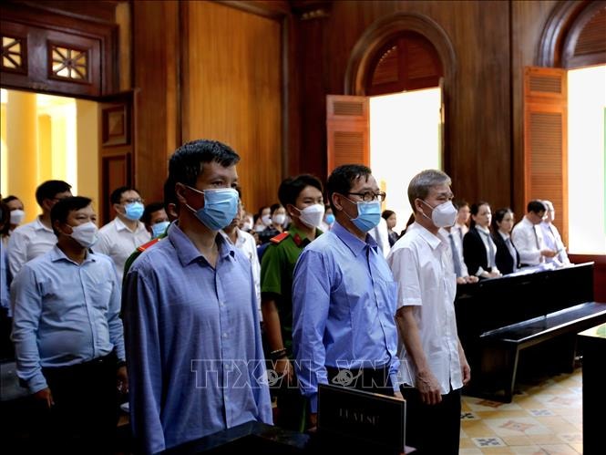 10 bị cáo hầu tòa trong vụ án xảy ra tại CNS.