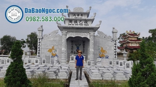 Công trình khu lăng mộ tại Hà Nội do Đá mỹ nghệ Bảo Ngọc thi công
