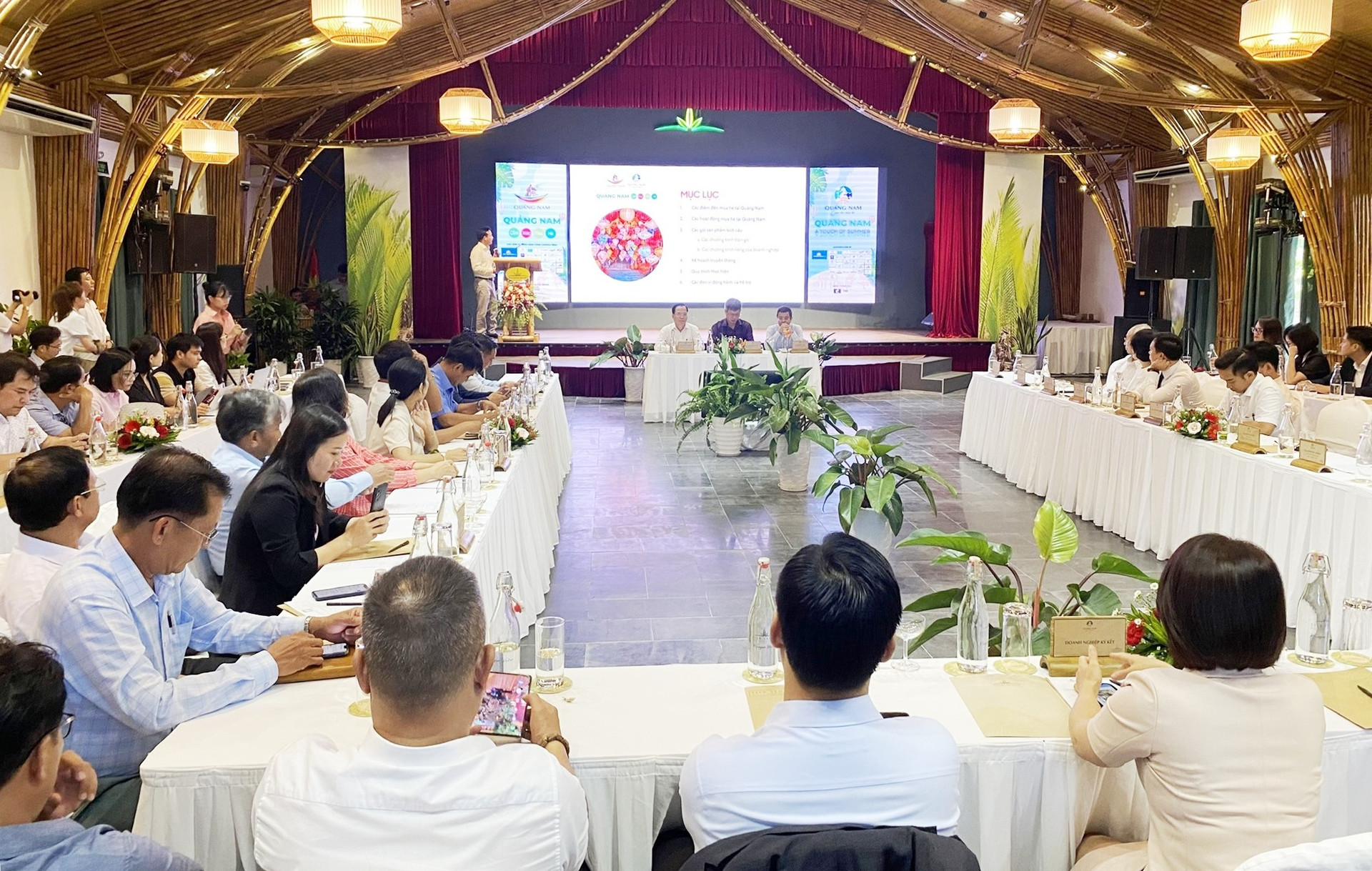 Đông đảo doanh nghiệp du lịch tham gia hưởng ứng các chương trình kích cầu du lịch Hè Quảng Nam 2023. Ảnh: V.L