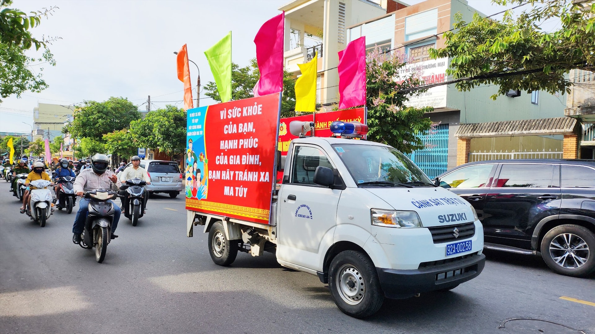 Diễu hành tuyên truyền phòng chống ma túy.