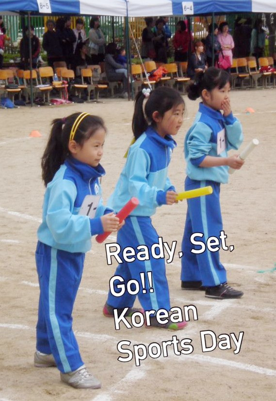 Học sinh Hàn Quốc tham gia ngày hội thể thao. Ảnh: Multiculturalkidblogs