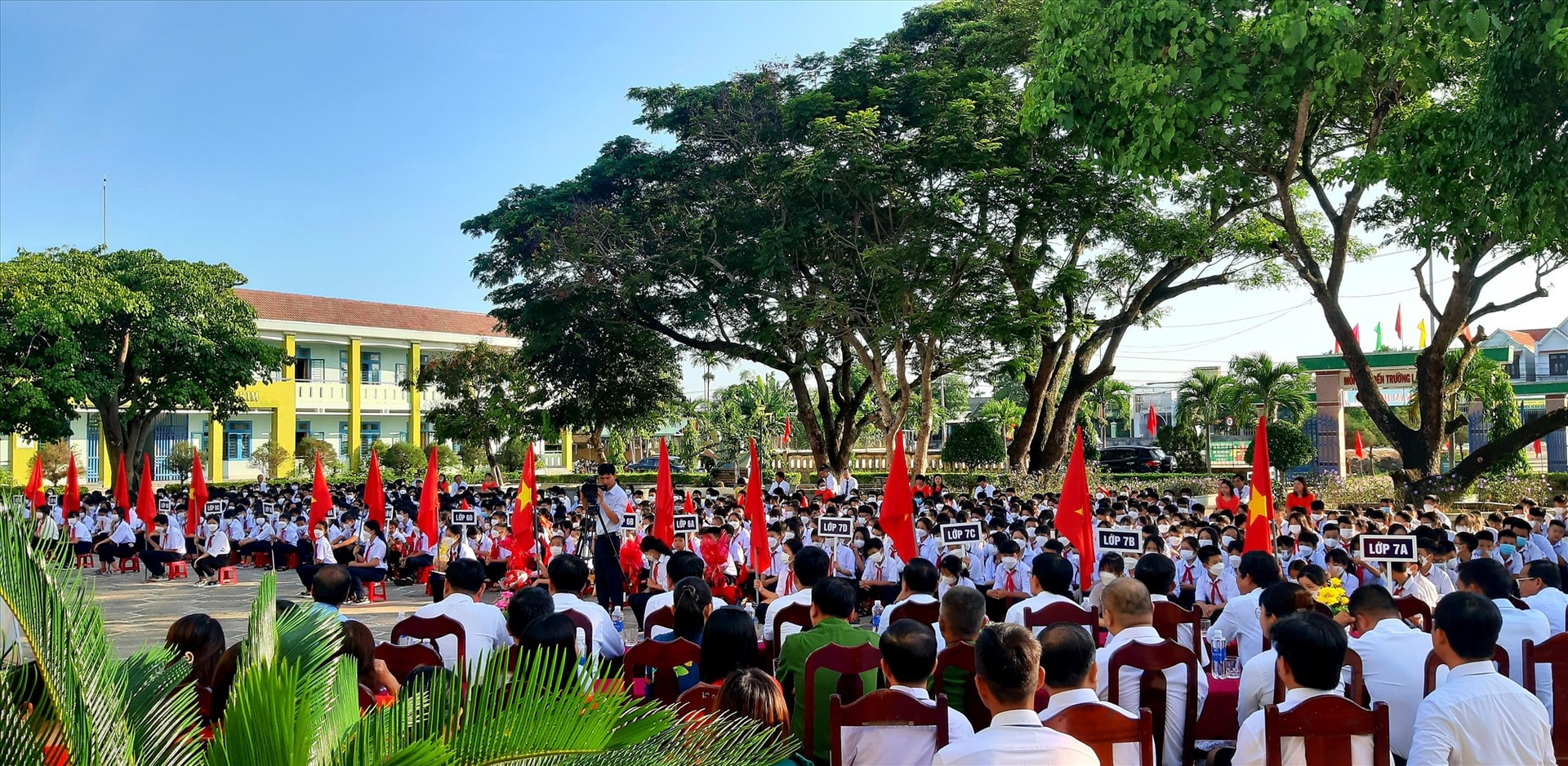 Cơ sở vật chất trường lớp ở Quảng Nam được quan tâm đầu tư đúng mức nhằm đáp ứng nhu cầu dạy và học. Ảnh: PV