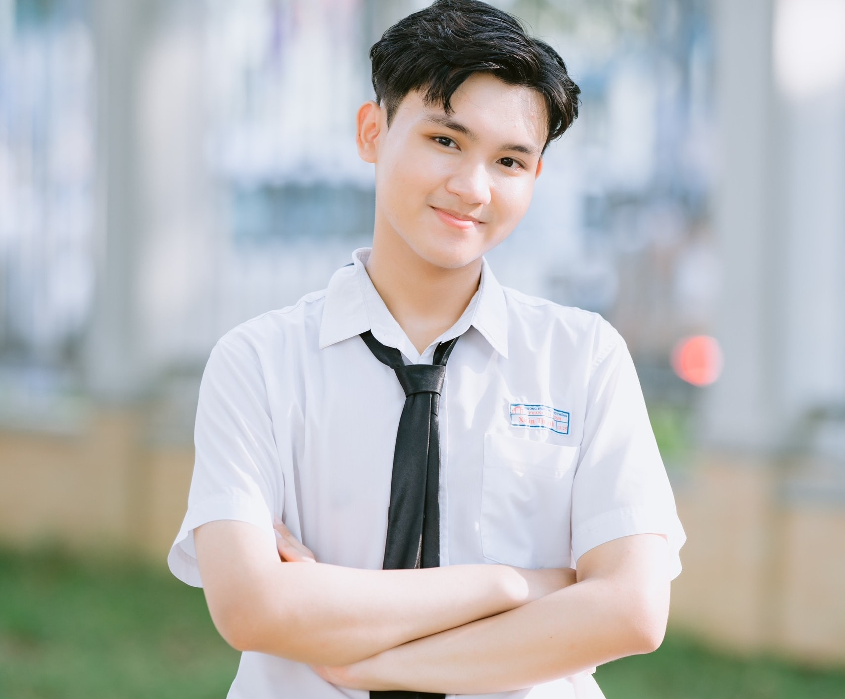 Phạm Xuân Thành, thủ khoa khối D tại hội đồng thi Đà Nẵng. (Ảnh do nhân vật cung cấp)