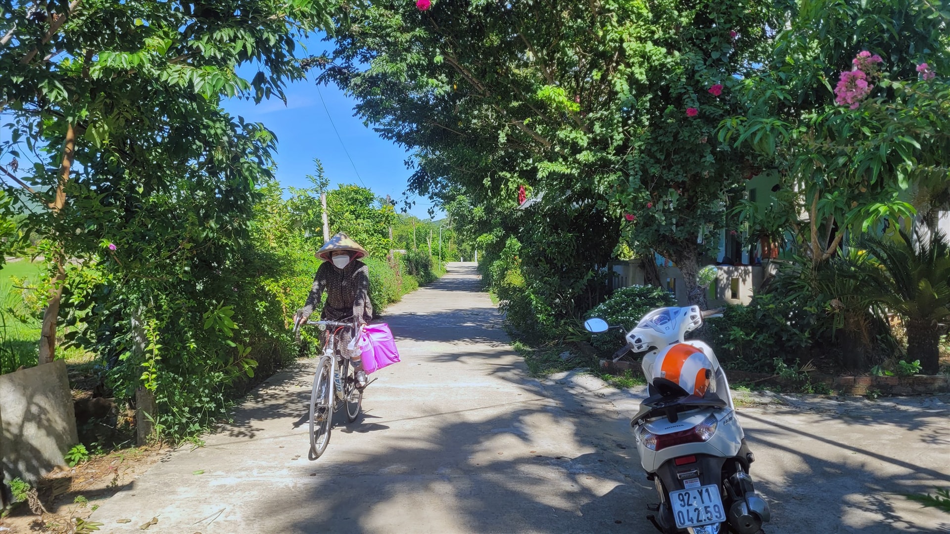 Bình minh trên “xóm đảo”.