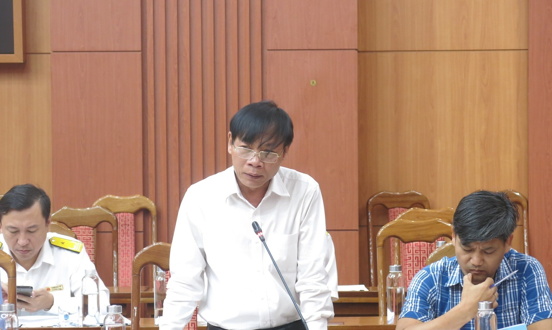 Ông Nguyễn Văn Tiếp - Cục trưởng Cục Thuế cho biết thu thuế đất chưa đạt tiến độ đề ra