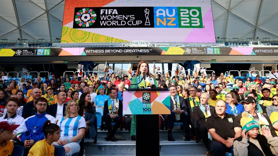 Đông đảo du khách có mặt trên sân vận động để trực tiếp xem các trận cầu của Cup bóng đá nữ thế giới 2023. Ảnh: Gettyimages