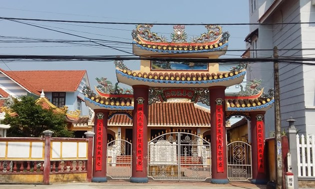 Nhà thờ Lê Thiện Trị ở khối phố Long Xuyên 2, thị trấn Nam Phước. Ảnh: Internet