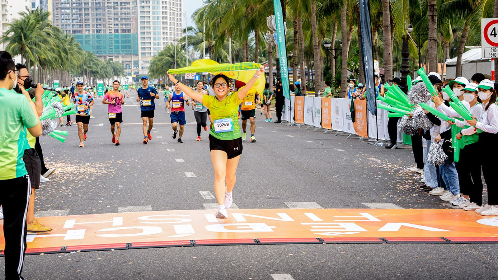 Mùa giải thứ 10 của Cuộc thi Marathon Quốc tế Đà Nẵng 2023 diễn ra vào ngày 6/8 tại Công viên Biển Đông TP.Đà Nẵng. Ảnh VS