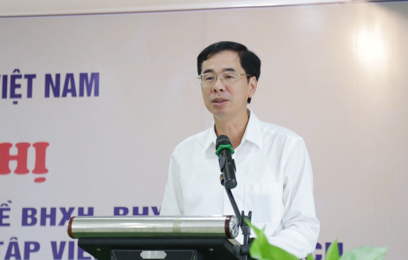 Ông Đào Việt Ánh - Phó Tổng Giám đốc BHXH Việt Nam phát biểu tại hội nghị. Ảnh: D.L