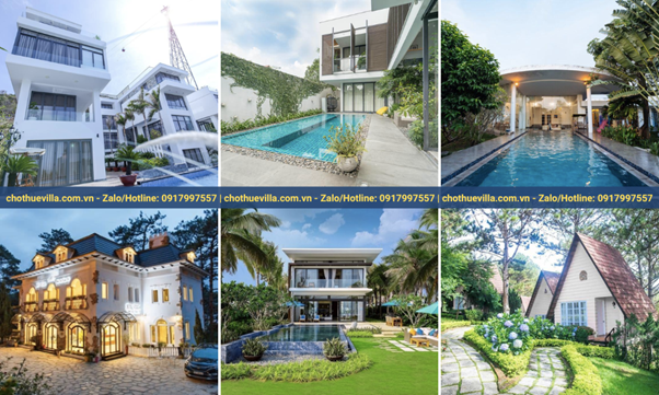 Chothuevilla.com.vn cung cấp dịch vụ thuê villa trên toàn quốc.