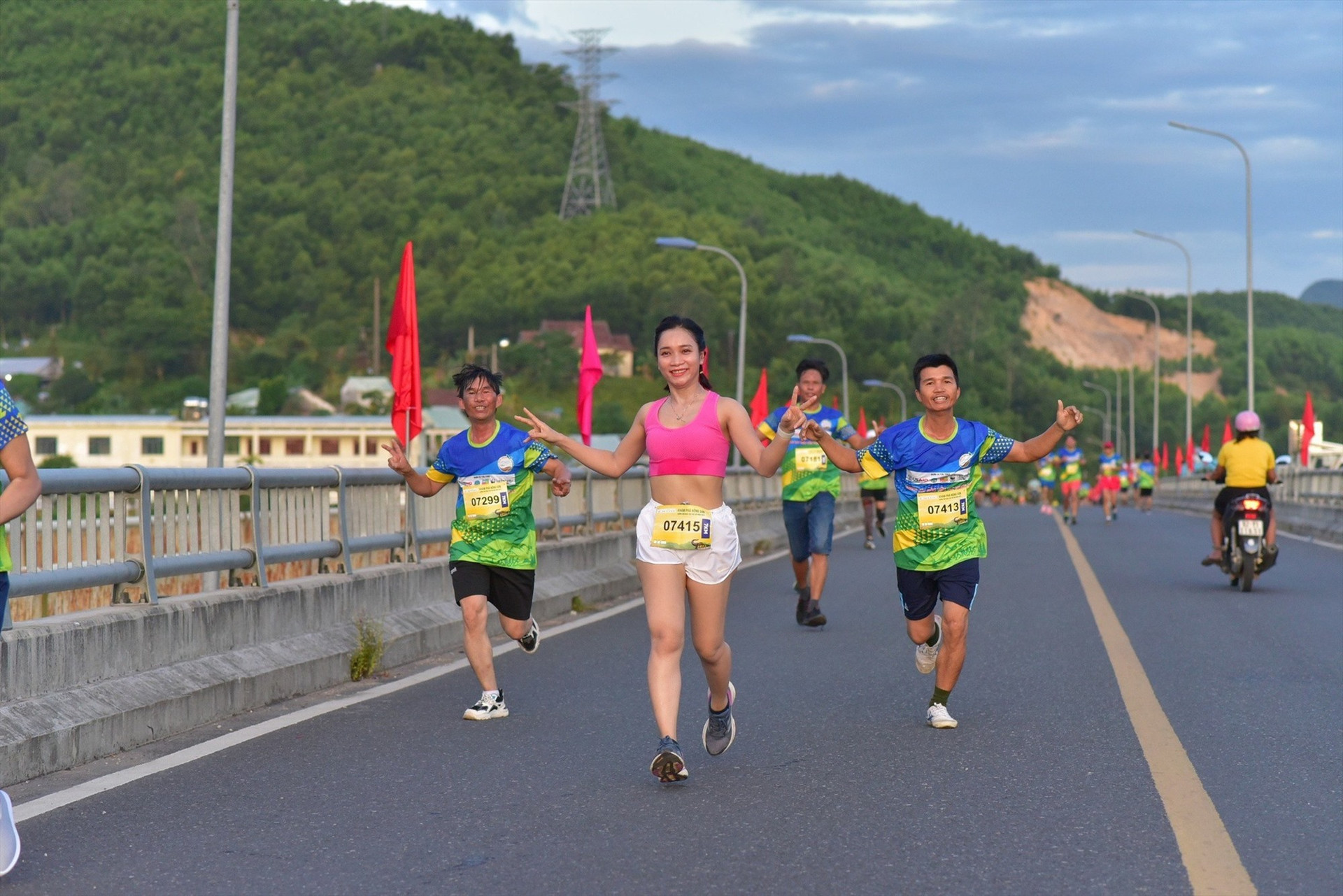 Vận động viên Thanh Tuyền là một trong những runner nữ xuất sắc ở cự ly 7km. Ảnh: B.T.C