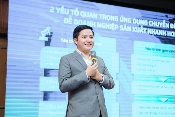 Ông Trương Bạch Dương, Giám đốc Tư vấn Doanh nghiệp khu vực miền Trung của Base.vn chia sẻ kinh nghiệm tinh gọn vận hành và tối ưu chi phí bằng đòn bẩy công nghệ.