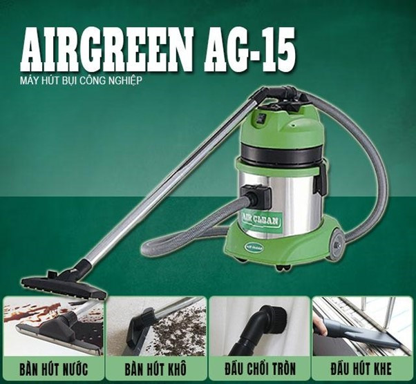 Airgreen AG-15 với đầy đủ các phụ kiện làm việc.