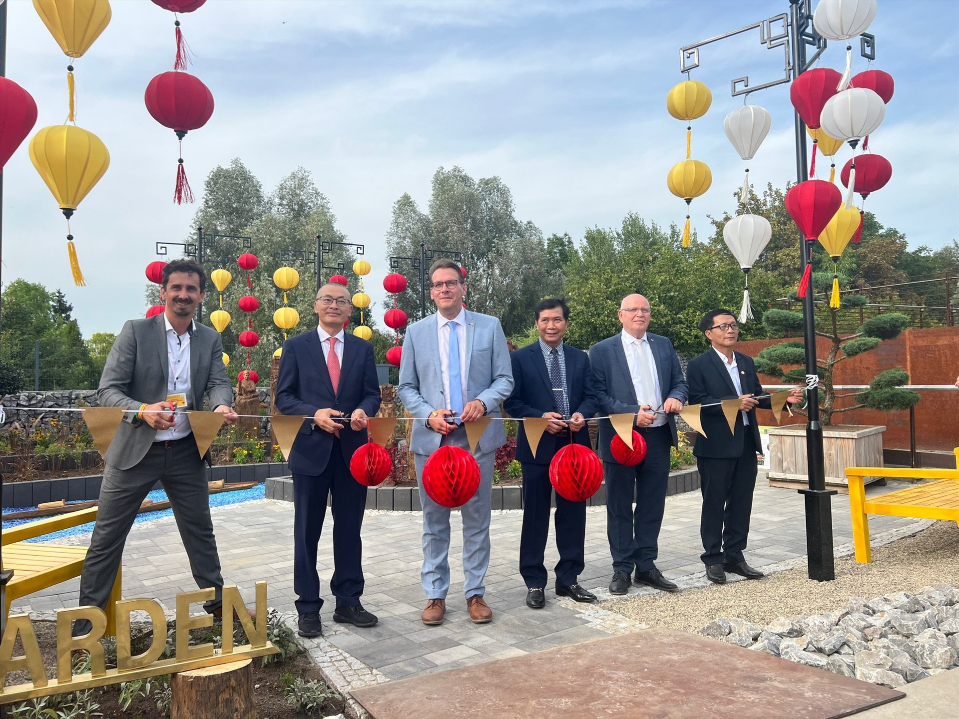 The inauguration ceremony of Hoi An Garden in Germany