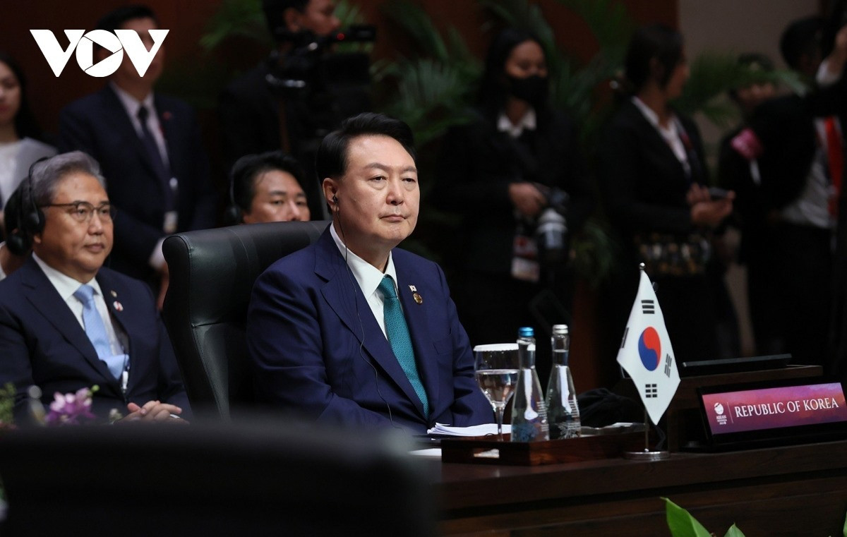 RoK President Yoon Suk-yeol attends the summit in Jakarta, Indoonesia, on September 6.