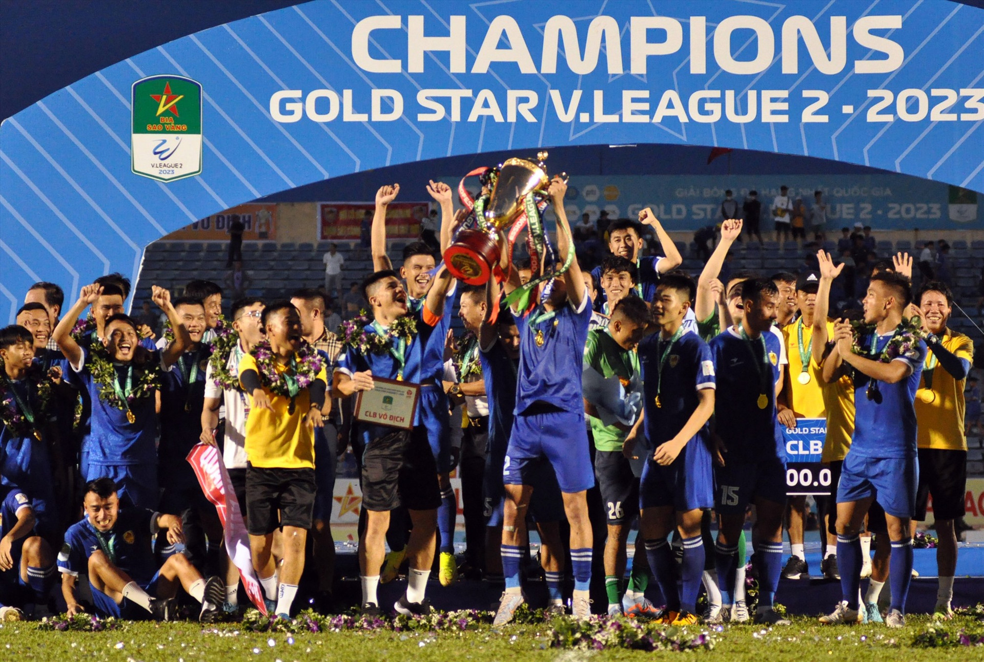 Quảng Nam sau niềm vui là nỗi lo về lực lượng cho mùa giải V-League 2023-2024. Ảnh: T.V