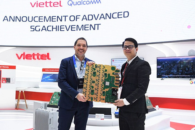 Viettel và Qualcomm công bố nghiên cứu, sản xuất thành công khối vô tuyến trạm thu phát sóng 5G đầu tiên trên thế giới sử dụng chipset ASIC.