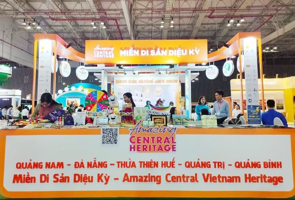 Exhibition space of Quang Nam, Da Nang, Thua Thien Hue, Quang Tri, and Quang Binh