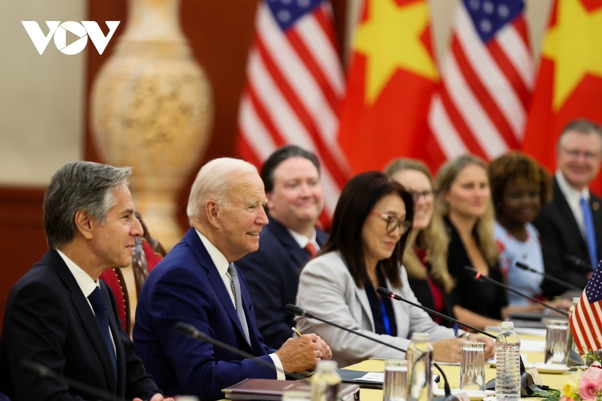 President Joe Biden voices the US' strong support for Vietnam's increasing role in the region and the world.