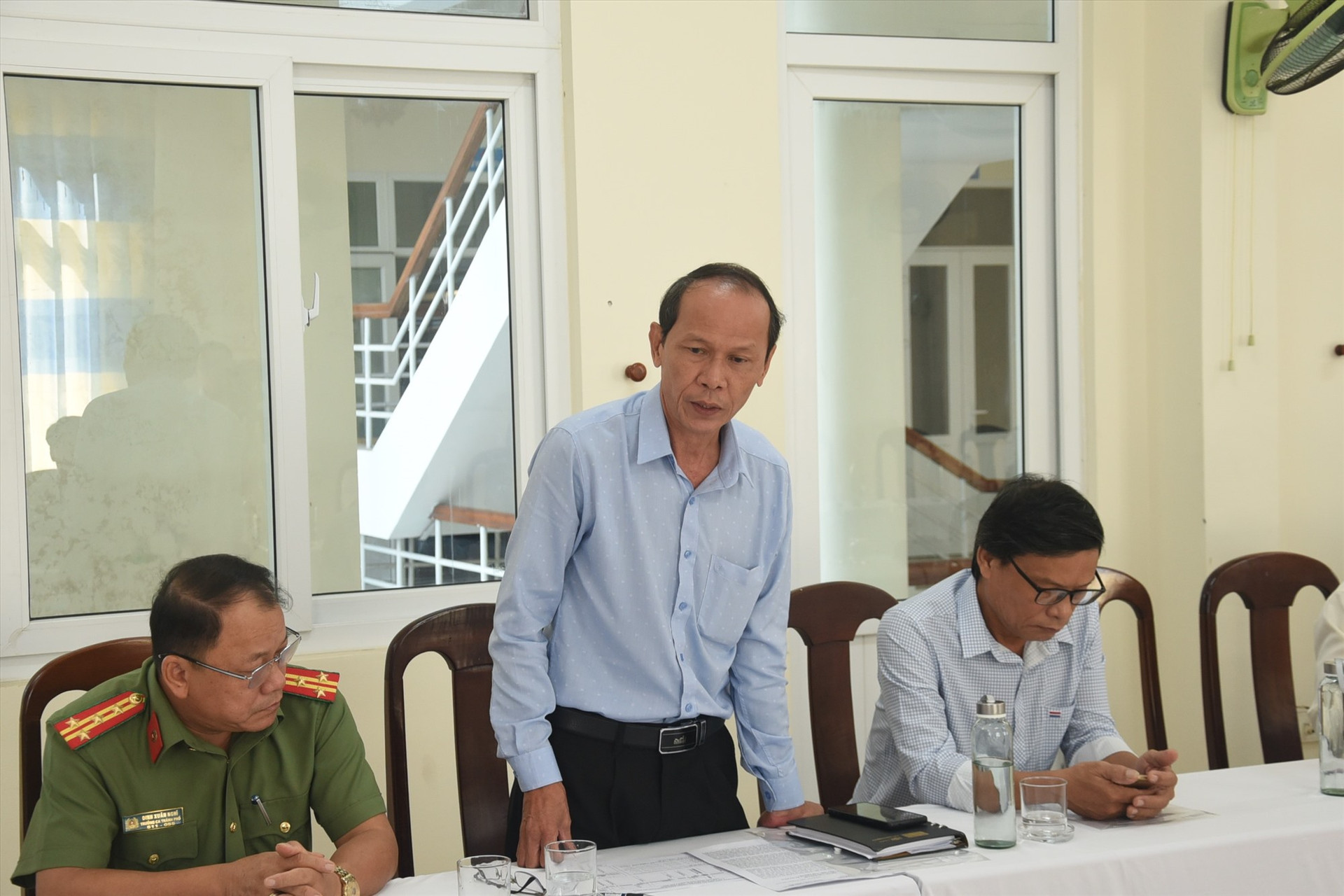 Phó Giám đốc QRT Nguyễn Kim Sơn phát biểu buổi họp báo. Ảnh: T.V