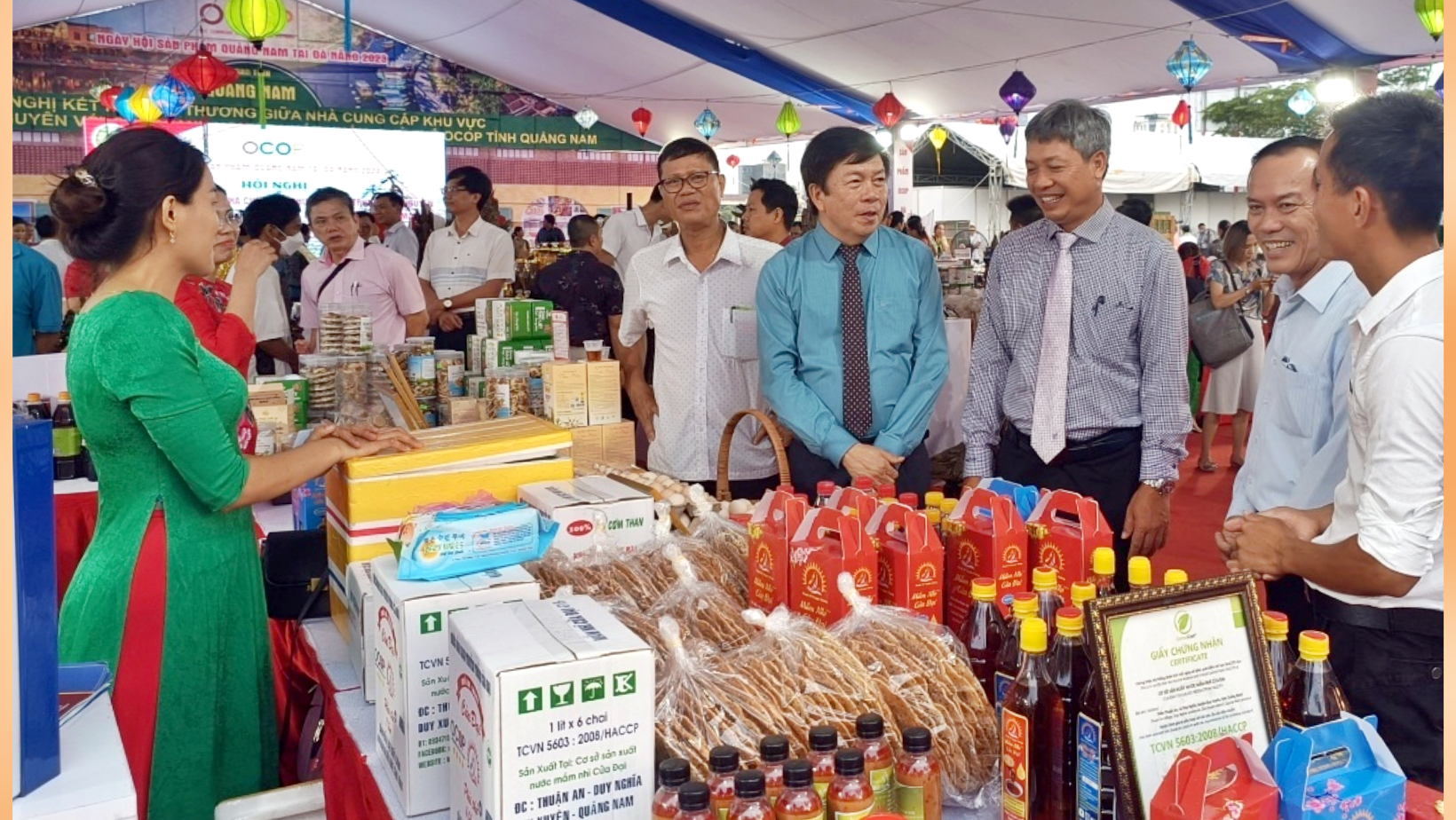 Quảng Nam đẩy mạnh xúc tiến thương mại, hỗ trợ kết nối thị trường cho các sản phẩm đặc trưng xứ Quảng. Ảnh: H.Đ