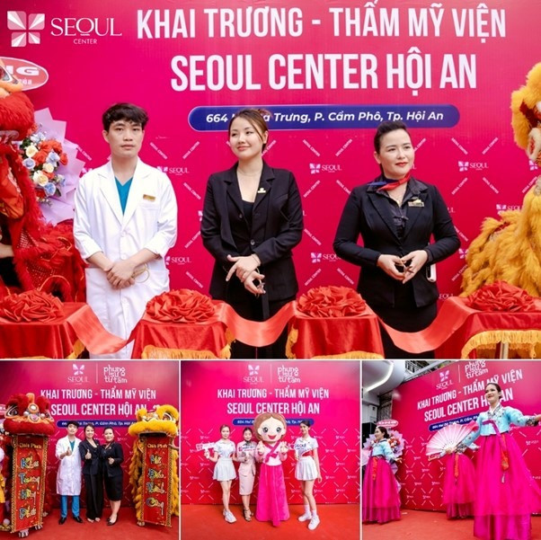 Không khí đông vui, nhộn nhịp trong ngày hội khi trương Seoul Center Hội An