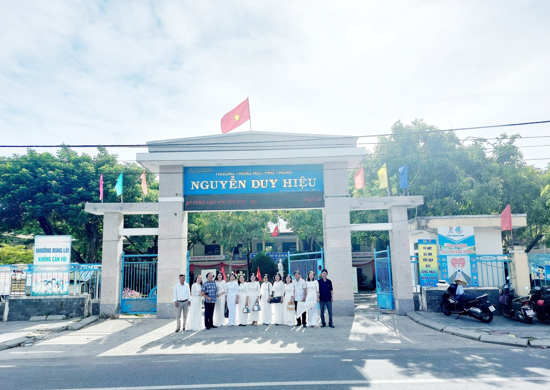 Trường THPT Nguyễn Duy Hiệu. Ảnh: P.N.S