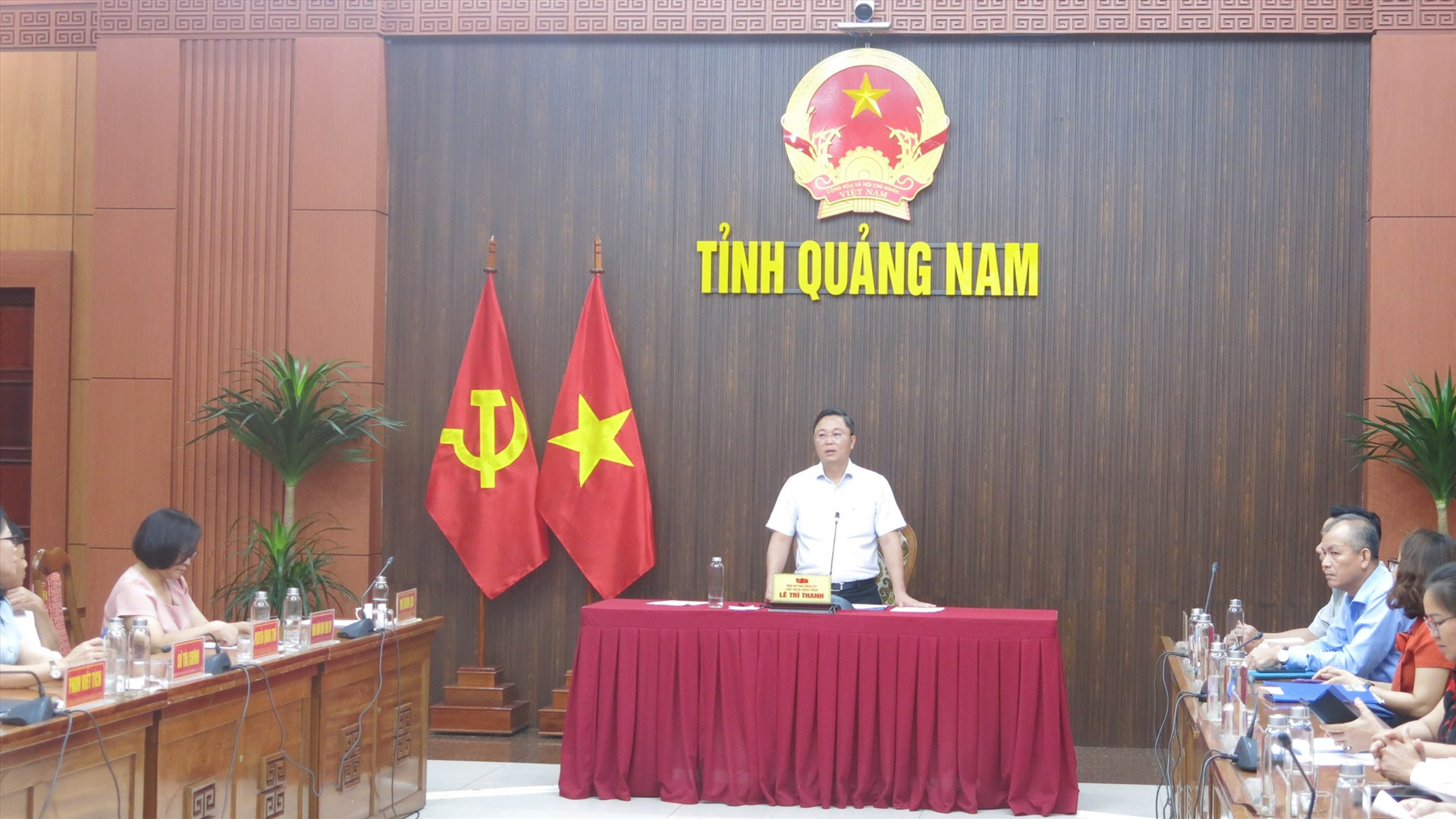 Chủ tịch UBND tỉnh Lê Trí Thanh chủ trì phiên họp thường kỳ tháng 9