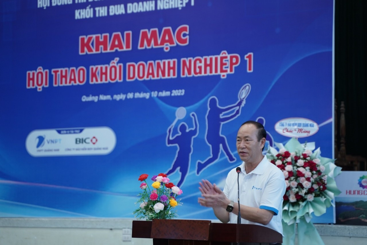 Ông Nguyễn Viết Hà - Giám đốc VNPT phát biểu khai mạc.