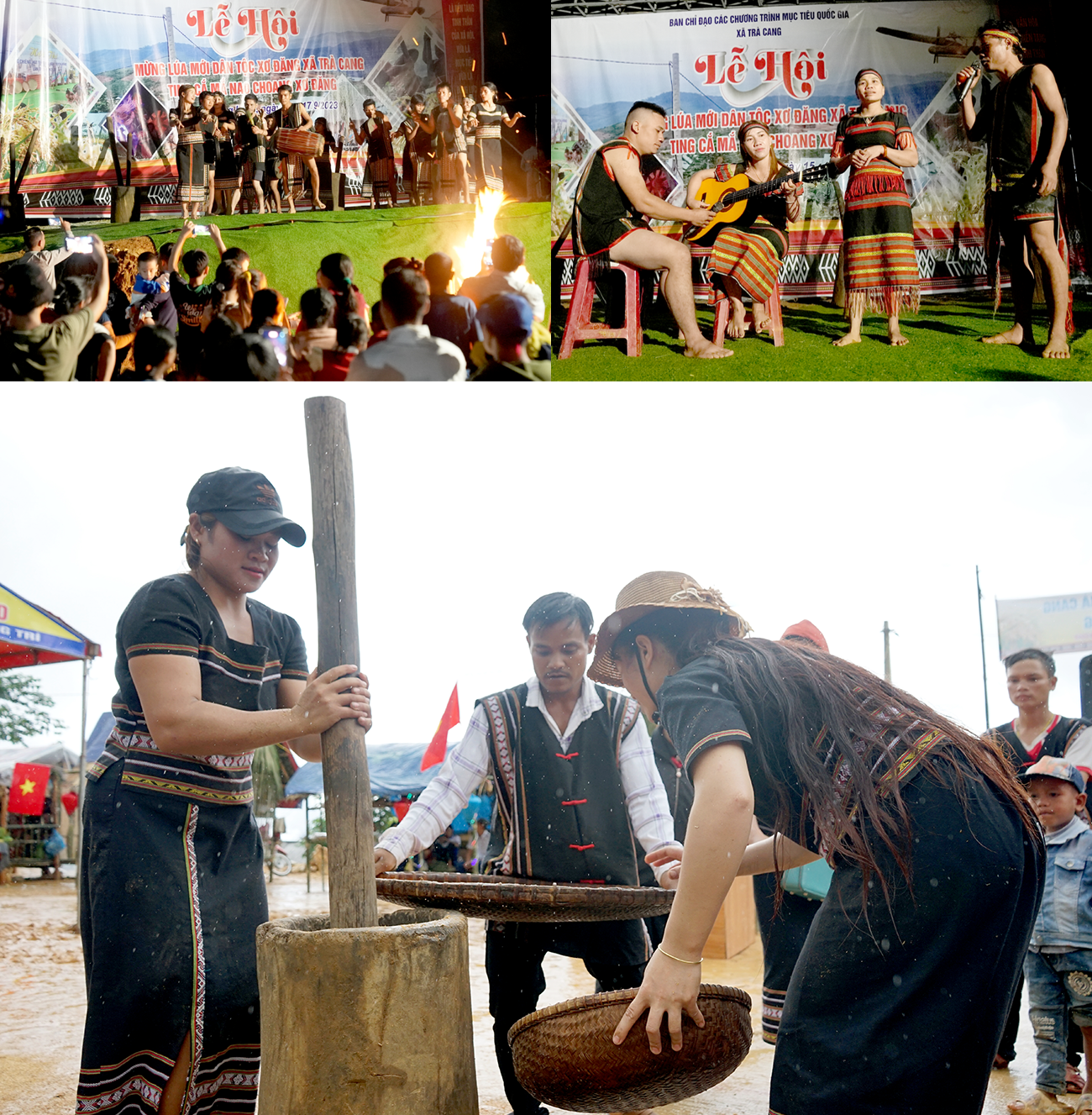 New rice festival at Tra Cang commune