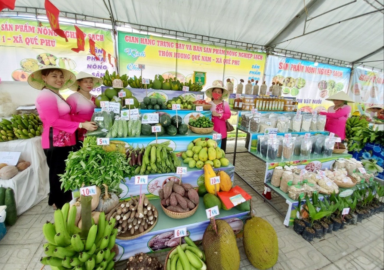 Tính đến thời điểm này, Quế Sơn đã có 21 sản phẩm được công nhận đạt chuẩn OCOP,   Ảnh: PV