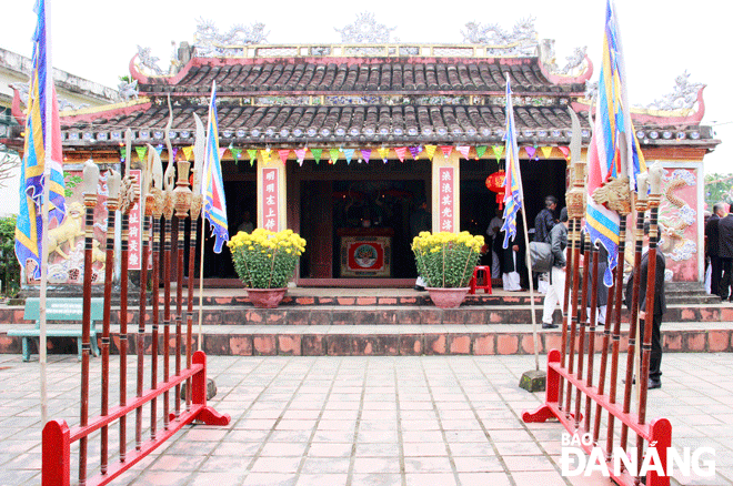 Đình làng Túy Loan (huyện Hòa Vang). Ảnh: XUÂN DŨNG