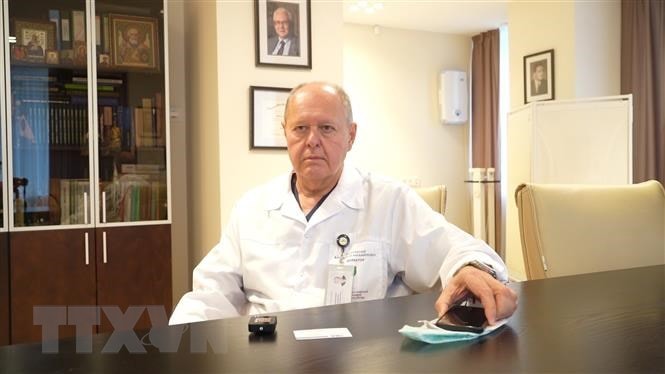 Bác sỹ Công huân Liên bang Nga Vladimir Moiseenko. (Ảnh: TTXVN)