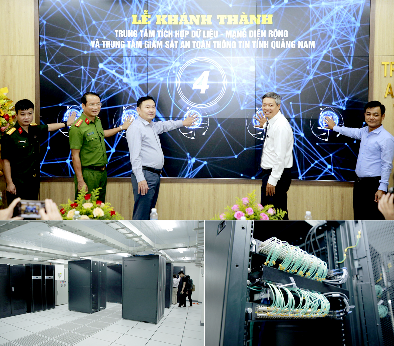 Quảng Nam đầu tư mạnh về hạ tầng dữ liệu khi đưa vào vận hành Trung tâm tích hợp dữ liệu tỉnh tại TP.Tam Kỳ.