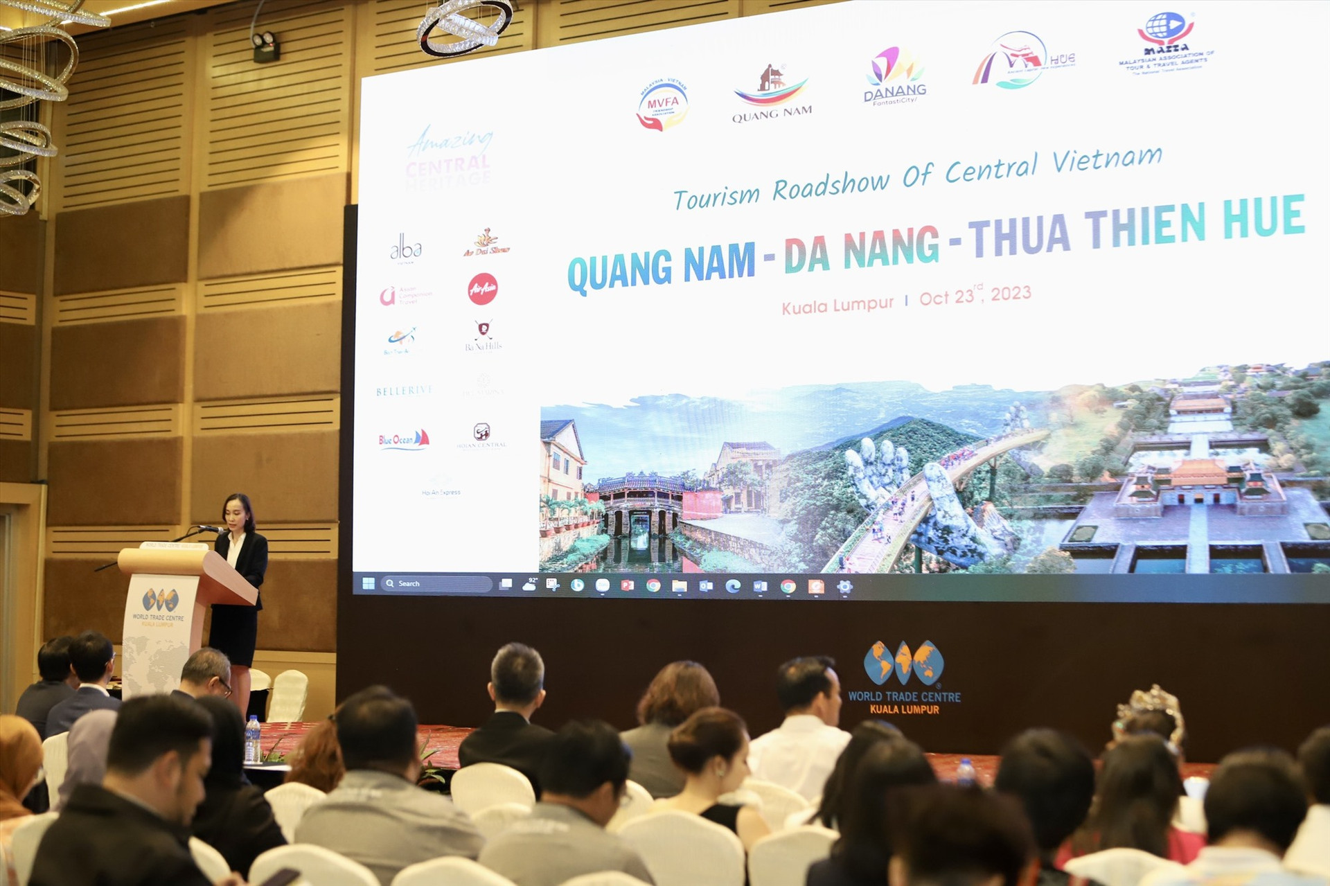 Roadshow được ngành du lịch 3 địa phương thực hiện có sự phối hợp của Hội Hữu nghị Malaysia - Việt Nam. Ảnh: CTV