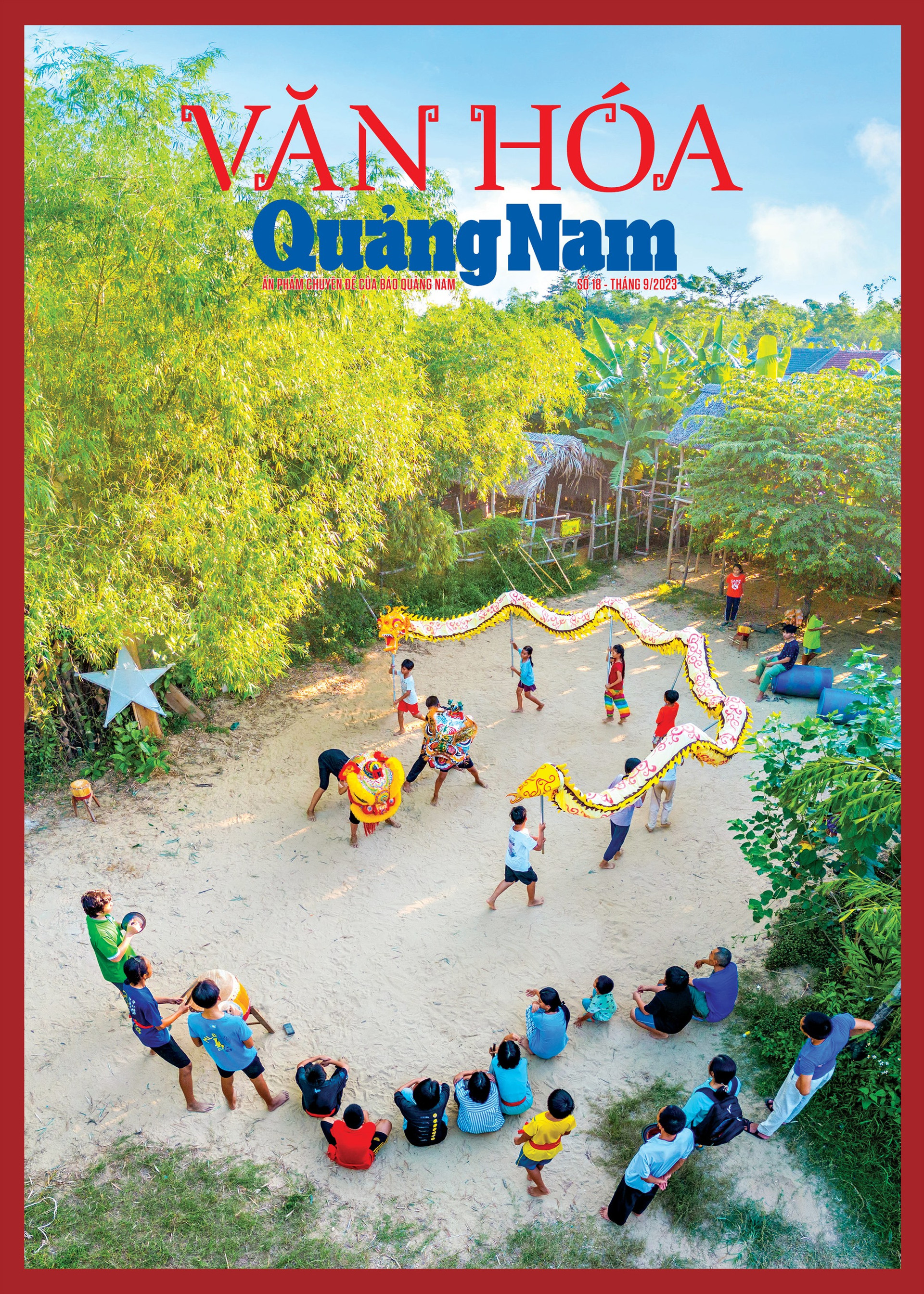 Nguyệt san Văn hóa Quảng Nam tháng 9 với ảnh bìa của Lê Trạng Khang.