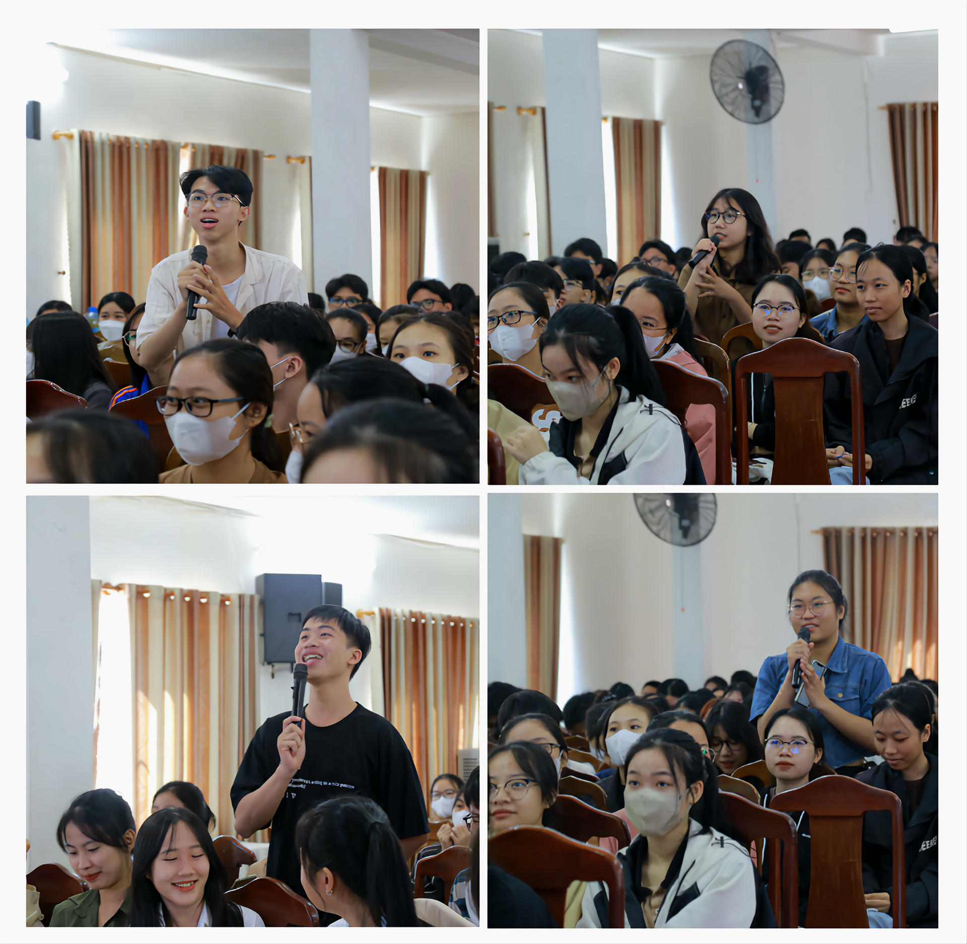 Students of Da Nang University of Economics participated in the Student Forum.