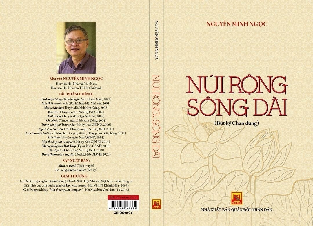 Bìa tập sách “Núi rộng sông dài”.