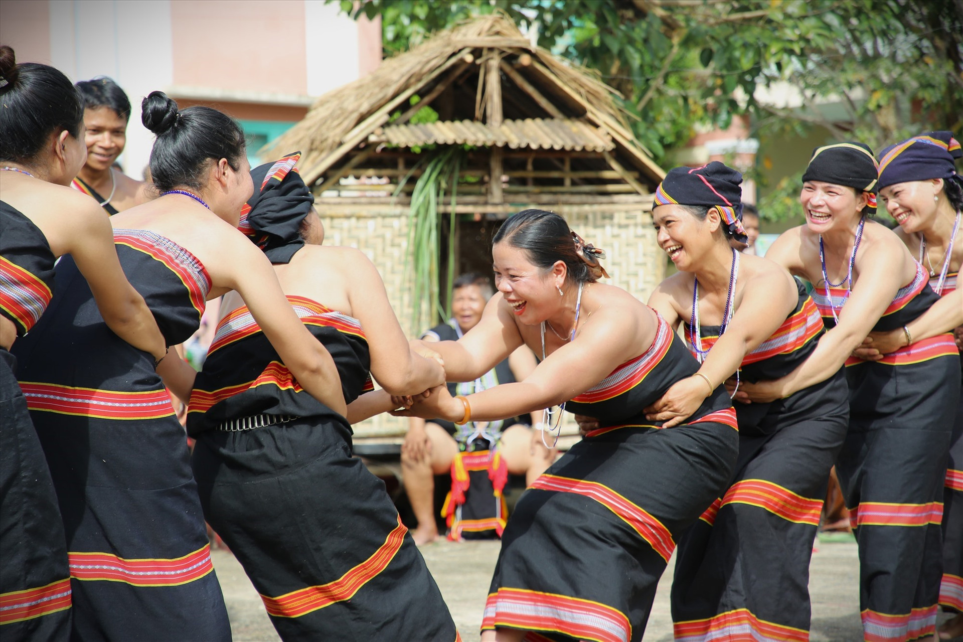 Traditional folk games during the festival