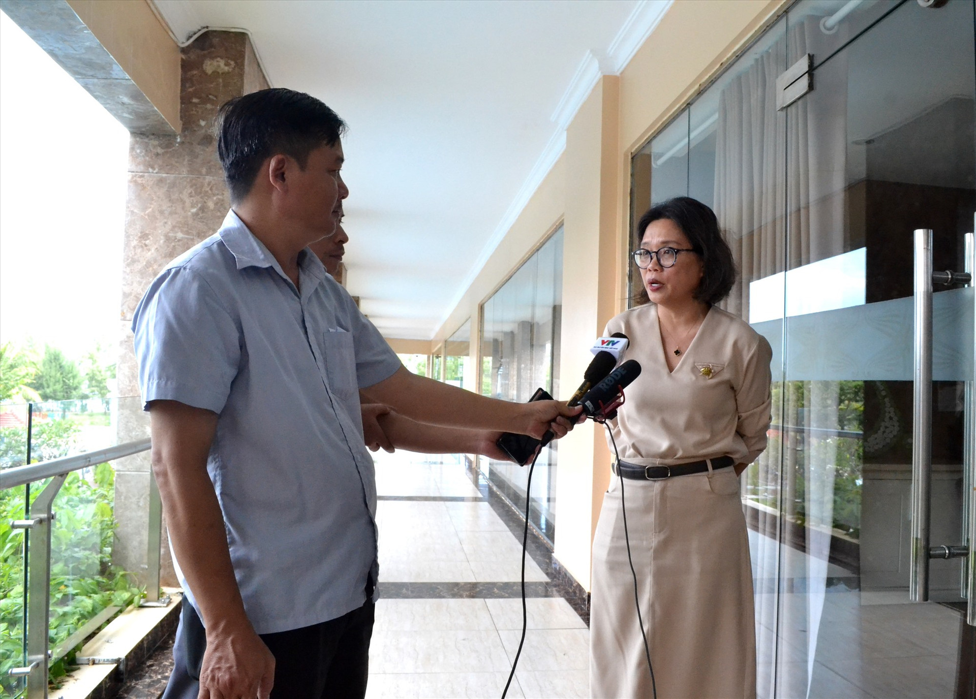 Bà Bùi Thị Thu Hiền cho rằng, Ban Quản lý Khu bảo tồn biển Cù Lao Chàm cần mở rộng các khu vực bảo vệ đa dạng sinh thái biển. Ảnh: Q.VIỆT