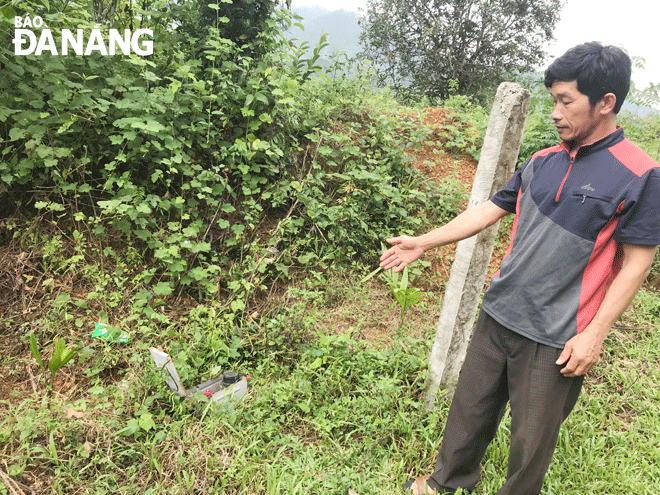 Mặc dù đã lắp đặt đồng hồ nước nhưng người dân xã Hòa Ninh (huyện Hòa Vang) thiếu nước sạch để sinh hoạt. Ảnh: KHÁNH HUYỀN
